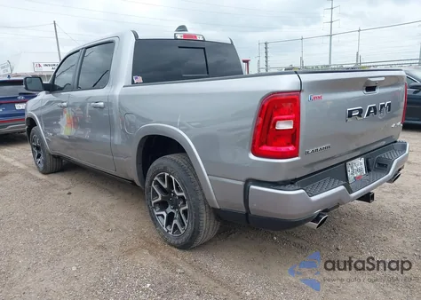 2025 Ram 1500 Laramie 4X4 5'7 Box from USA, damaged, VIN 1C6SRFJP6SN649022